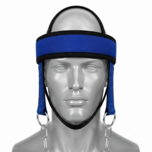 Arnés de Cuello y Cabeza para Levantamiento de Pesas, de Cuero PU y Acero Inoxidable, Resistente, Duradero y Cómodo, para Hombre - Product Image 4