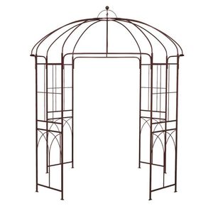 Pergola a Forma di Gabbia per Uccelli 8,4 x 7 Piedi, Elegante Design per Padiglione o Gazebo da Giardino - Product Image 1