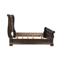 Ensemble de chambre à coucher Liberty Furniture Arbor Place 4 pièces, lit king size en bois massif, finition acajou brun foncé, style antique traditionnel