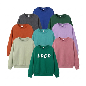 เสื้อสเวตเชิ้ตคอกลมลำลองสำหรับผู้หญิง สีพื้น แขนยาว ผ้าโพลีเอสเตอร์/คอตตอนฟลีซ ระบายอากาศได้ดี เป็นมิตรกับสิ่งแวดล้อม ป้องกันรอยยับ เหมาะสำหรับฤดูใบไม้ร่วง - Product Image 6