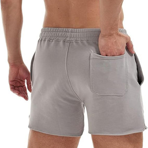 OEM Custom Logo Blank Fitness Joggers <b>Shorts</b> Fleece Gym Activewear French Terry 100% Cotton Sports Running Sweat <b>Shorts</b> for Men - Product Image 5