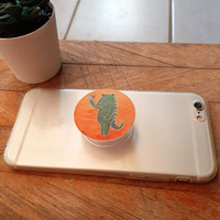 Support de téléphone personnalisé CALA en forme d'animal mignon avec support adhésif flexible en acier au carbone et design amusant pour une prise en main facile 50-65mm