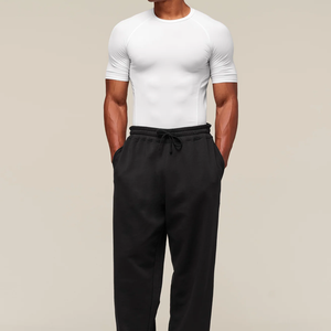 Custom Best Quality Compression Athletic Gym T-Shirt Quick Dry Sport Unisex Fitness Wear Anti-Bacterial Washed Spandex/Nylon - Product Image 3