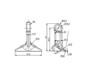 Cuchilla de martillo de alta resistencia para trituradora de tractor, utilizada con equipos de trituración montados en tractor, en oferta por el proveedor - Product Image 2