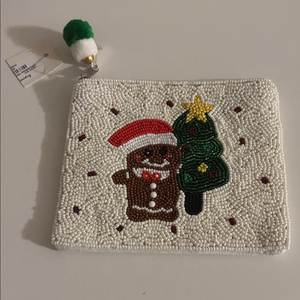 Vintage Style Seed Beads Embroidery <b>Custom</b> Size Beaded Coin Purse Travel Fashion Gift Boutique Brand - Product Image 2