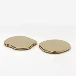 Classic Collection Metal Coaster Set Elegant <b>Table</b> <b>Protector</b> for Coffee Cups Wine Glasses Restaurant Hotel Bar - Product Image 4
