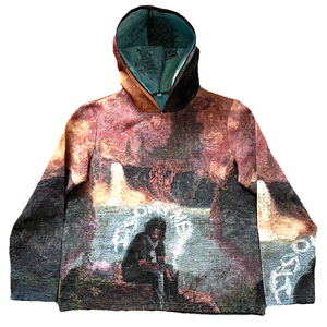 Sudadera con Capucha Personalizada para Hombre, con Diseño Gráfico Tejido, Estilo Vintage, Jacquard, Streetwear - Product Image 5