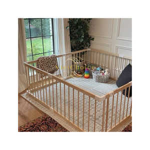 Centro de Actividades Seguro para Niños, 4/6/8 Paneles, Ecológico, Fácil de Plegar, Diseño Moderno, Acabado Suave, Hecho en Vietnam - Parque Infantil VietChoice - Product Image 1