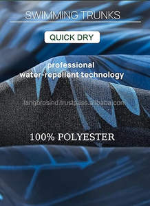 Short Cargo de Plage d'Été Confortable à Ceinture Élastique pour Hommes 100% Polyester Pantalon de Natation Décontracté Logo Personnalisé Couleur Unie Teinte - Product Image 6