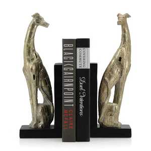Pair of Bronze Child Reader <b>Bookends</b> Sculptural Design Decorative Handcrafted Eco‑Friendly Literary Inspired Home - Product Image 3