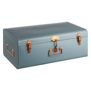 Premium Heavy Duty <b>Metal</b> Storage Trunk with Lockable Lid for Home Office and Industrial Use - Product Image 3