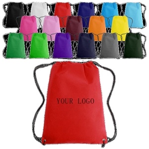 Recyclable Drawstring Non-Woven <b>Packaging</b> Bags with Heat Press Sealing Offset Printing Shoe Dust Cover <b>Textile</b> Bag - Product Image 2
