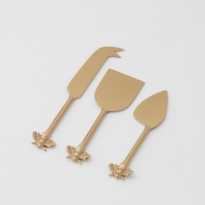 Ensemble de couteaux à fromage en métal moulé par injection Rein Deer Designer pour hôtels et événements, finition argentée, couverts de service pour la décoration de la maison - Product Image 4