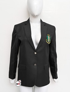 Blazer Alpha Kapa Alpha à double boutonnage avec logo brodé, style unique, col cranté, manteau décontracté de haute qualité, très tendance - Product Image 6