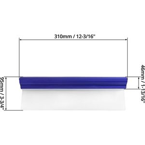 Tergivetro Flessibile in Silicone Blu da 12 Pollici per Finestre e Auto, per Uso Domestico o Automobilistico - Product Image 2