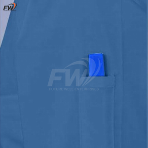 Bata de laboratorio médica blanca de manga larga para mujer con logotipo personalizado, bata de laboratorio ESD blanca para mujer - Product Image 6