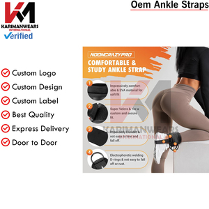 Durable Ankle Strap Gym Cable Attachment Leg Workout Glute Training Fitness Manufacturer - Product Image 4