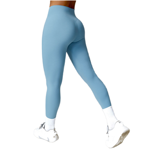 Leggings Deportivos de Cintura Alta para Mujer, con Efecto Levanta Glúteos, Logotipo Personalizado, Transpirables, de Secado Rápido, para Gimnasio y Yoga, Venta al Por Mayor, Ropa Deportiva - Product Image 2