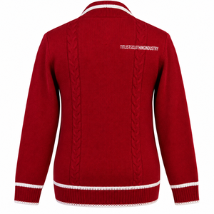 Pulls à col en V de haute qualité Delta Greek pour les logos de sororités/fraternités/écoles/collèges/universités, cardigans tricotés - Product Image 2
