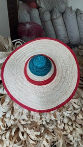 Mexican Sombrero <b>Straw</b> <b>Hat</b> Vietnam Outdoor Image Style Travel Wear Party Festive - Product Image 3
