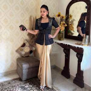 Elegante traje occidental de tres piezas para mujer para fiestas Conjuntos elegantes - Product Image 5