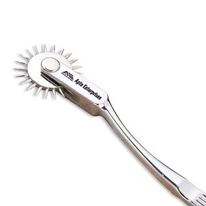 Test Nerve Sensitivity Steel Roll for Healthcare Providers 7 1/2 Inch Wartenberg Pinwheel Handle with Textured Grip - Product Image 5