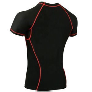 T-shirt personnalisé pour homme adulte à manches courtes respirant et à séchage rapide en spandex/polyester - Product Image 4