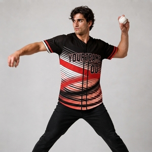 Camiseta de Béisbol Personalizada, Uniforme de Equipo con Impresión Completa, Camiseta de Béisbol en Blanco para Hombres, Mujeres y Jóvenes, Camiseta de Softbol - Product Image 2