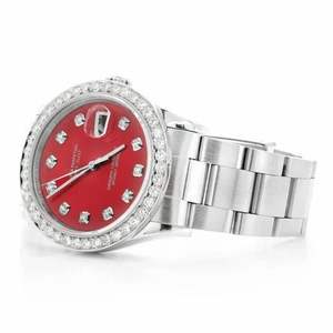 Reloj de Lujo con Diamantes Moissanite, Reloj de Pulsera Automático Mecánico Plateado con Fecha, Reloj de Lujo Hip Hop de Acero Inoxidable - Product Image 5