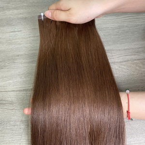 Super doble dibujado hueso pelo liso marrón marca de nacimiento Color mejor calidad vietnamita cabello humano de alta calidad precio al por mayor - Product Image 6
