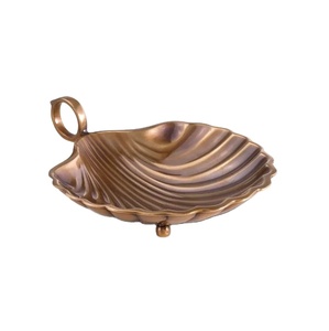 ชามถาดเสิร์ฟอลูมิเนียมสำหรับตกแต่งโต๊ะเครื่องครัวโลหะหล่อขึ้นรูปใบไม้ - Product Image 1