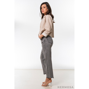 High Waist <b>Elastic</b> Ladies Women <b>Jeans</b> New Style Ninth Pants Denim Pencil Style - Product Image 2