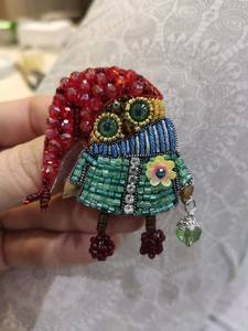 MD HANDICRAFTS MD-9906 Broche de Mariposa Bordado a Mano con Cuentas, Cristales y Perlas para Boda - Product Image 5
