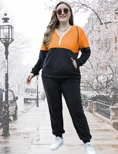 Tracksuits Sexy Women Casual Suit Zipper Pullover With Pant Jogging Set Sport Wear Tracksuits Women Sport Suit - Product Image 2