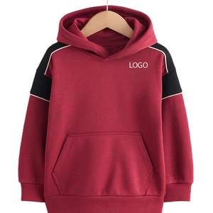 คอลเลคชั่นเสื้อผ้ากันหนาวแบบ Color Block พร้อมกระเป๋าแบบจิงโจ้ สำหรับการสั่งซื้อจำนวนมาก สไตล์ลำลอง พร้อมบริการออกแบบโลโก้ตามสั่ง เพื่อความสบายและทรงหลวม - Product Image 1