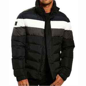 Chaqueta de Invierno para Hombre, Acolchada, de Primera Calidad, Personalizada, Cálida, con Cuello Alto, Transpirable, 100% Poliéster, Color Sólido - Product Image 6