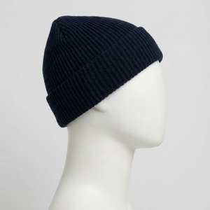 Gorro de Punto Personalizado al por Mayor, 30% Lana, 70% Fibra, con Logotipo Personalizado, Color Negro y Rojo, con un Solo Borde, para Invierno - Product Image 4