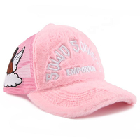 Gorras de Béisbol Personalizadas al por Mayor, de Dos Tonos, Estilo Trucker, de 5 Paneles, con Estampado Invernal, Gorras Deportivas con Cuerda, Gorras Clásicas