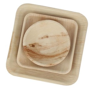 Assiettes en feuilles de palmier Areca de qualité supérieure, vaisselle jetable compostable et durable pour les événements sans plastique, la restauration et les besoins professionnels - Product Image 2