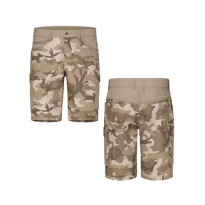 Shorts skinny respirants en coton 100 % pour hommes, taille mi-haute, style streetwear décontracté, avec poches cargo – Vente en gros de haute qualité - Product Image 6
