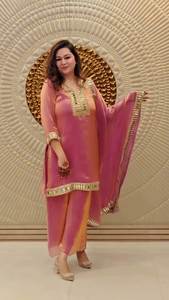 ชุดงานเลี้ยงสุดหรูหราประดับกระจกแท้สำหรับผู้หญิง - Product Image 3