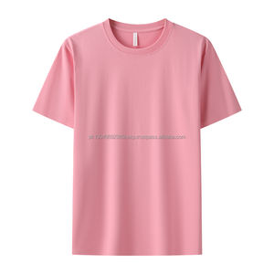 Matériel populaire unisexe 210gsm glace soie coton T-shirt blanc o-cou t-shirts pour la conception de logo - Product Image 3