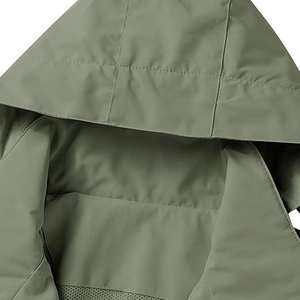 Chaqueta Cortavientos de Nailon y Poliéster Impermeable, Delgada, Formal, con Recubrimiento Personalizado, Diseño Nuevo, Venta al Por Mayor OEM - Product Image 4