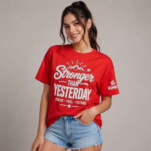 Camiseta con estampado de dibujos animados para mujer, ropa informal de mezcla de algodón con estampado gráfico elegante y de manga corta, ropa cómoda para el verano - Product Image 4