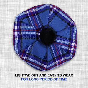 Gorro Tradicional Escocés de Lana Tam o' Shanter con Pompón, Tartán de Clan, Personalizado, Venta al Por Mayor - Product Image 6