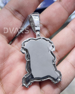 Colgante de Cabeza de Jesús con Diamantes Moissanite VVS, Colgante Religioso Cristiano, Joyería Hip Hop Brillante, Colgante de Plata 925 con Incrustaciones de Diamantes para Regalo - Product Image 6