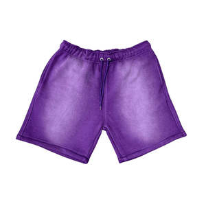 Shorts en molleton 100 % coton pour hommes, doux, respirants, pour la course et la détente, streetwear d'été, personnalisables, vente en gros OEM - Product Image 5