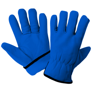 Guantes de Trabajo de Cuero Vacuno Granulado, Flexibles, Resistentes al Calor, Chispas y Abrasión, para Jardinería, Seguridad y Conducción - Product Image 4