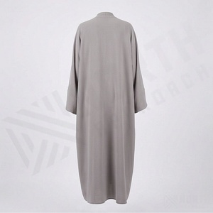 Ropa Islámica Modesta y Sencilla de Primera Calidad, Abaya, Vestido Musulmán para Mujer, Venta al por Mayor, Color Personalizado, Informal, Talla Grande, a la Moda - Product Image 2