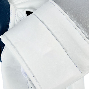 Guantes de Boxeo Profesionales Personalizados de Último Diseño, Color Morado y Negro, con Cordones, de Cuero y Marca Winning - Product Image 5